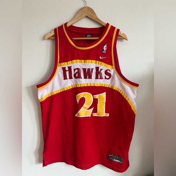 Vintage Dominique Wilkins Jersey / Large / Nike / NBA / Atlanta Hawks - Picture 2 of 13